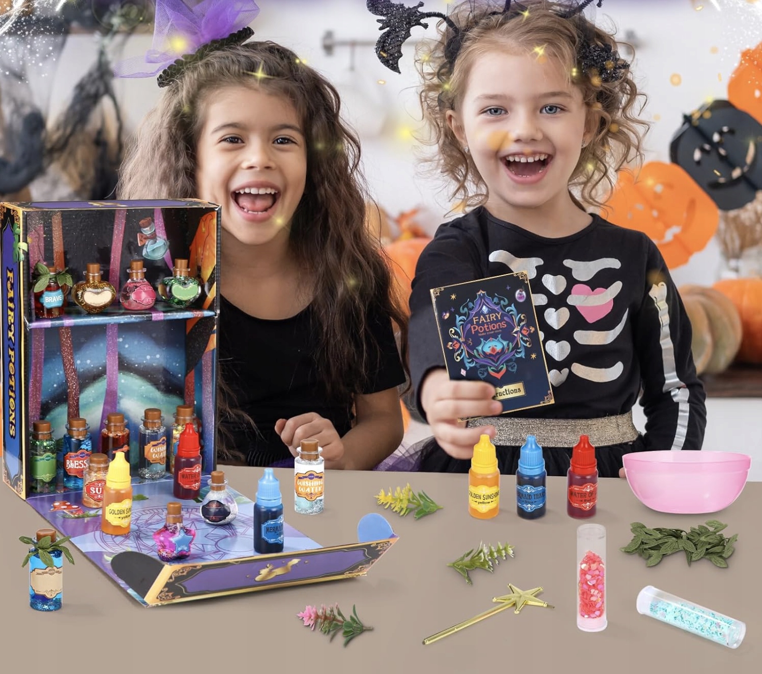 Zestaw Mikstur DIY dla Dzieci 22Kolorowe Eliksiry Naukowe Odkrycia Wróżkowe - obrazek 5