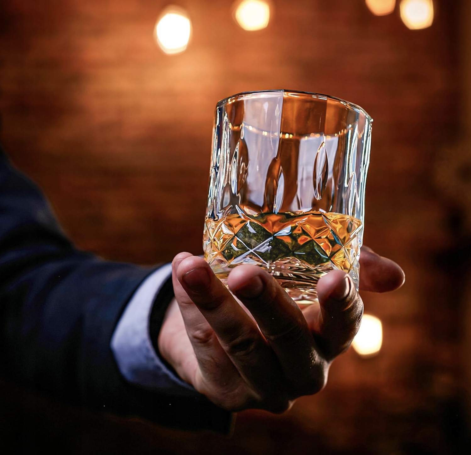 Zestaw 12 Kamieni Whisky Woreczek Szczypce Chłodzenie Whisky Szary Granit - obrazek 7