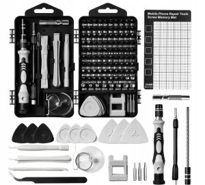 Zestaw Precyzyjnych Wkrętaków 122 Magnetyczne Bity TORX Krzyżak Do Naprawy