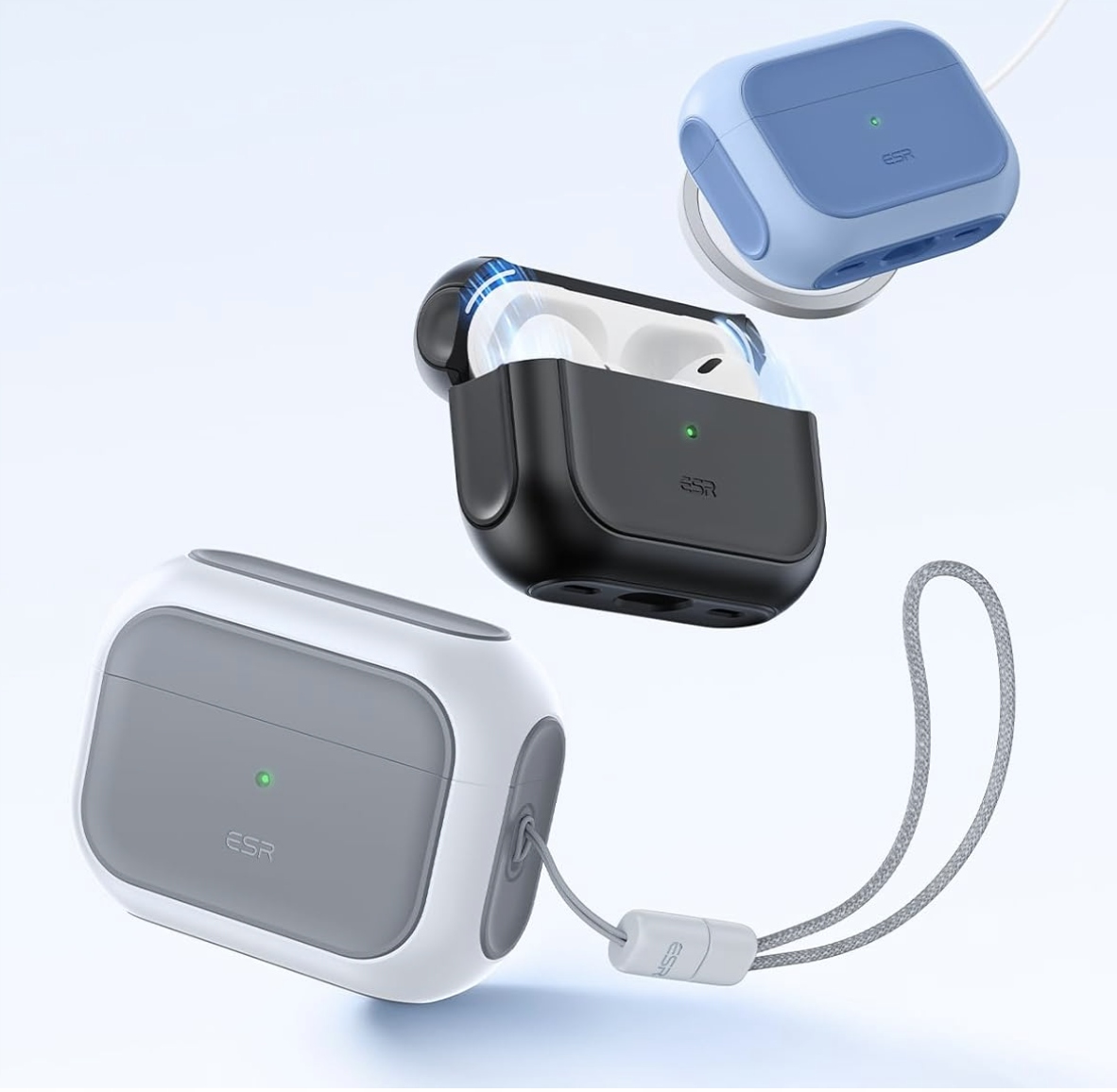 Etui z HaloLock do AirPods Pro 2. Generacji MagSafe Ready Hybrydowa Ochrona - obrazek 3