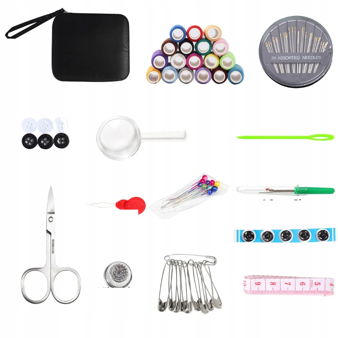 Kompletny Zestaw Do Szycia 86 szt. Mini Podróżny Zestaw Dla Początkujących - obrazek 7