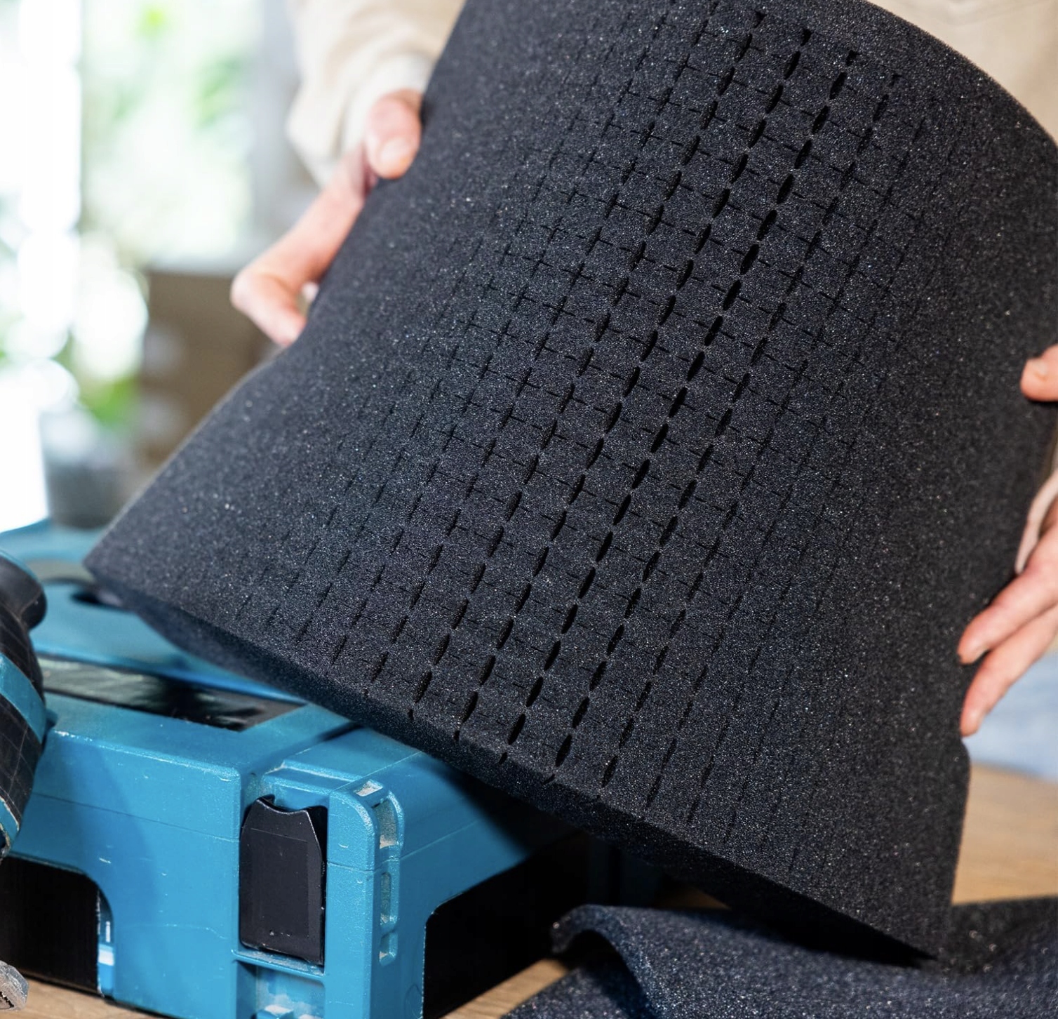 Pianka Rastrowa Wkładka Do Walizki Ochrona Narzędzia Drony 345x275mm 100 mm - obrazek 2