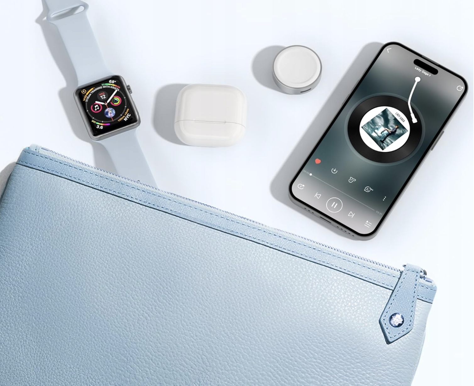 Magnetyczna Ładowarka do Apple Watch USB-C & Lightning Bezprzewodowa - obrazek 5