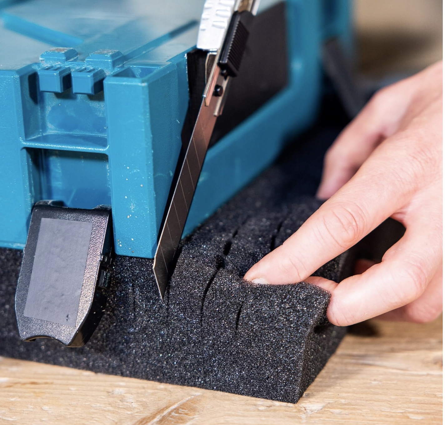 Pianka Rastrowa W Kostce Wkładka Do Walizki Narzędzi Sprzętu 440x315mm 30mm - obrazek 4