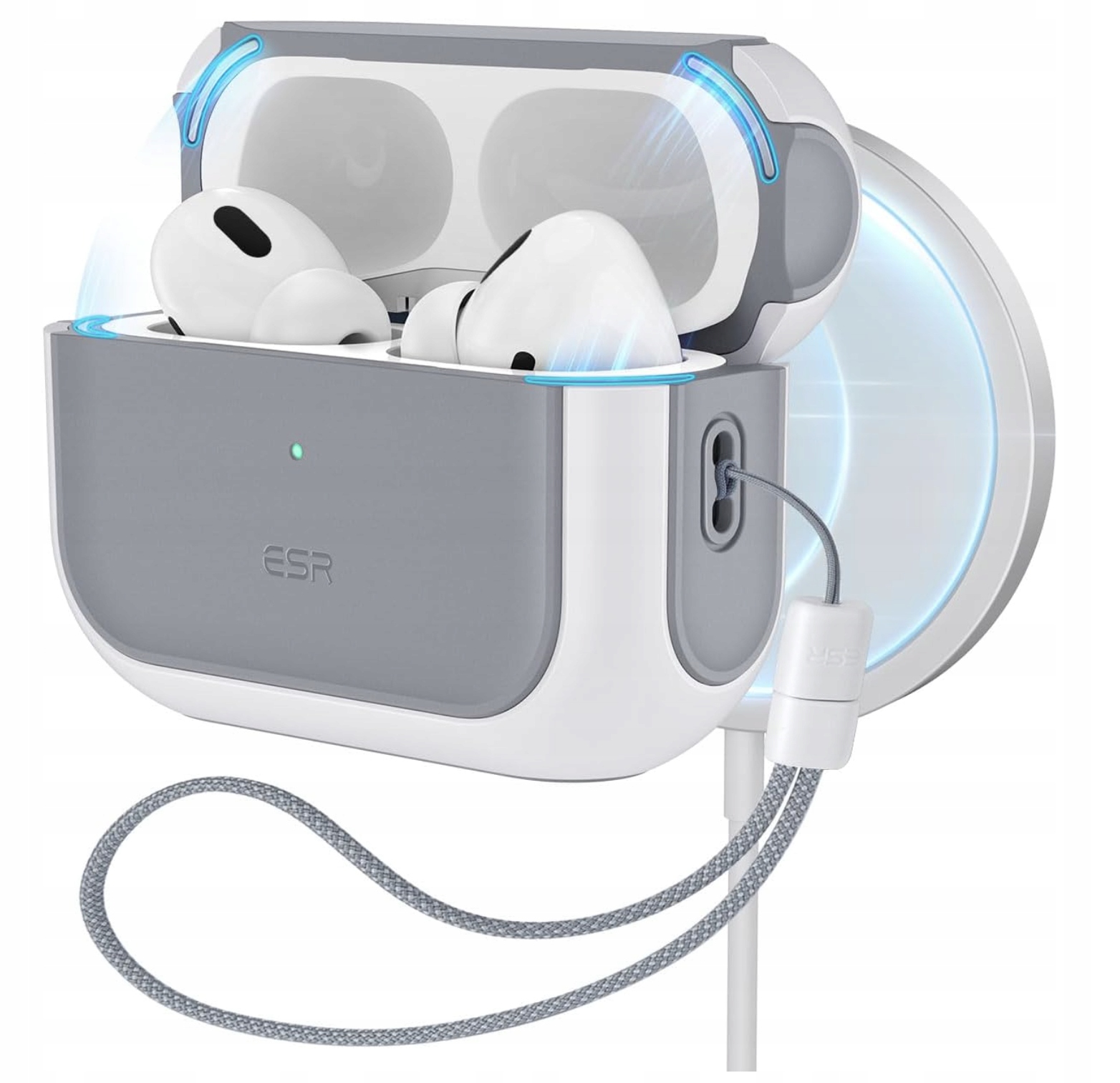 Etui z HaloLock do AirPods Pro 2. Generacji MagSafe Ready Hybrydowa Ochrona