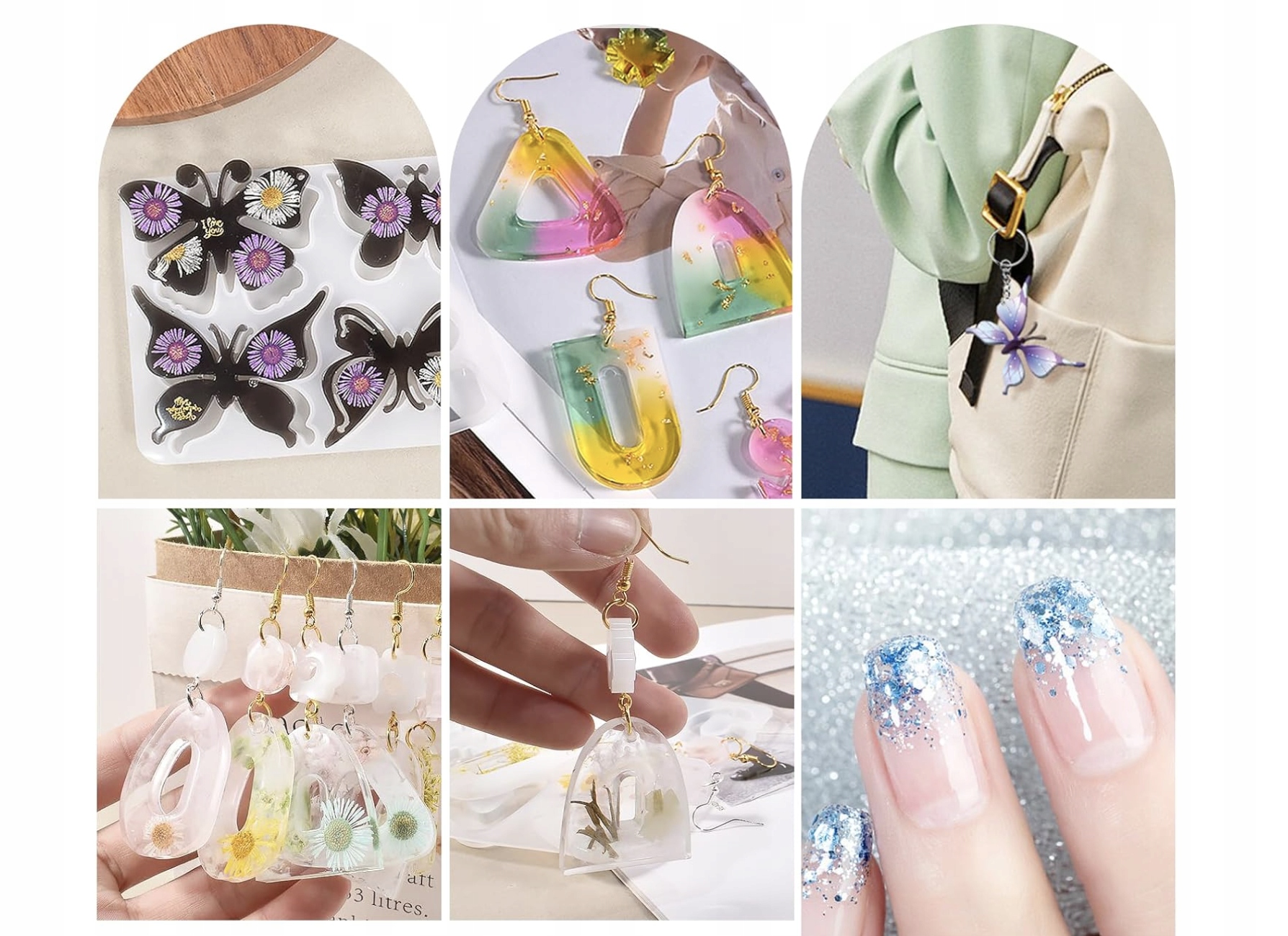 Żywica Epoksydowa 500ml z Utwardzaczem Bez Pęcherzyków Motyl DIY - obrazek 2