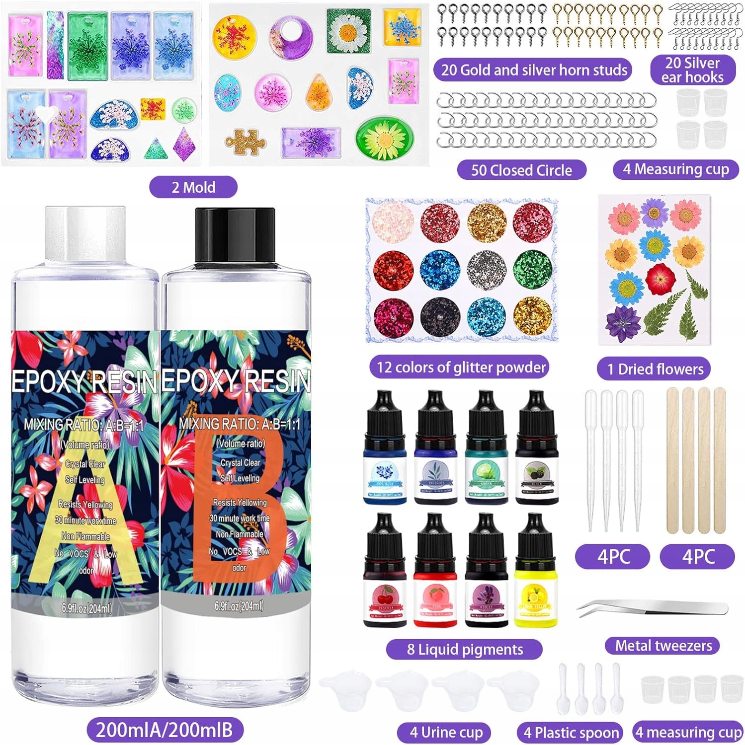 ZESTAW DO ROBIENIA BRANSOLETEK | ZYWICA EPOKSYDOWA | FORMA DO ODLEWANIA - obrazek 13