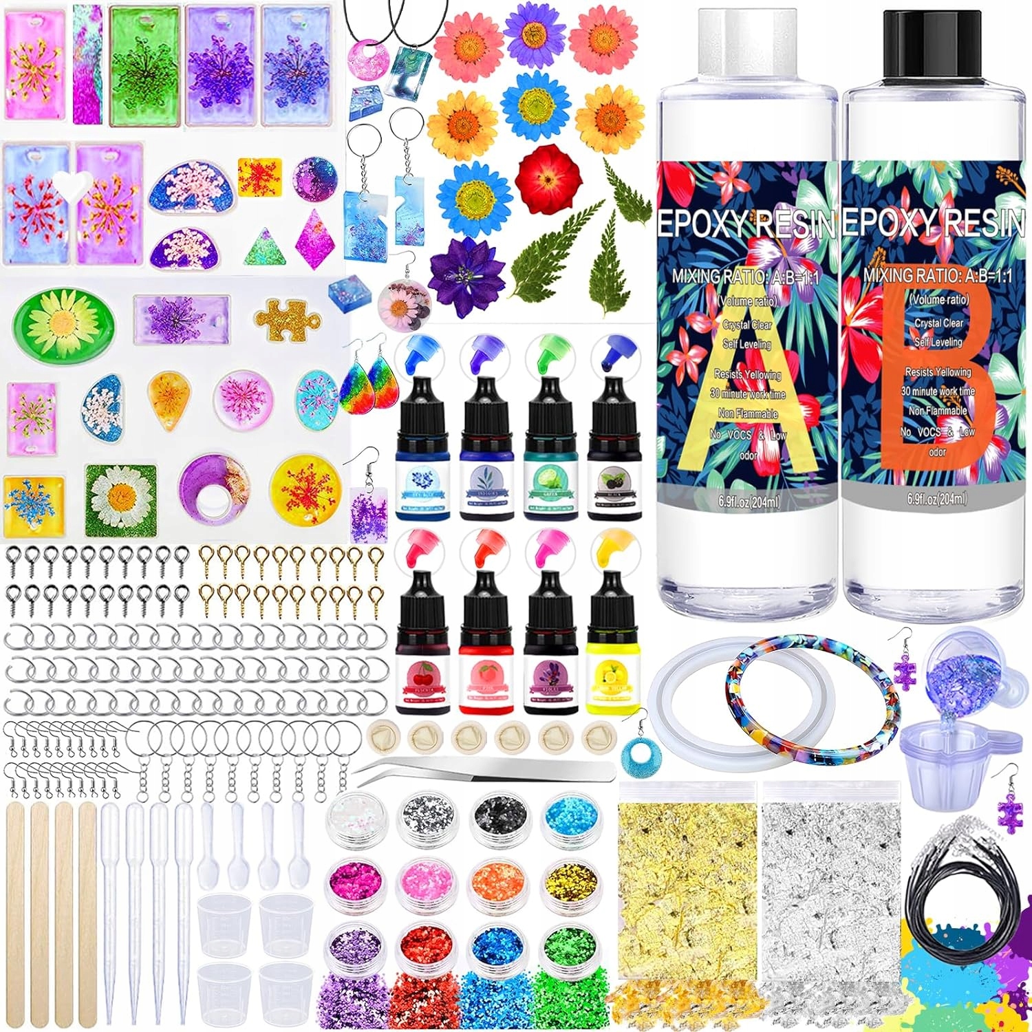 ZESTAW DO ROBIENIA BRANSOLETEK | ZYWICA EPOKSYDOWA | FORMA DO ODLEWANIA