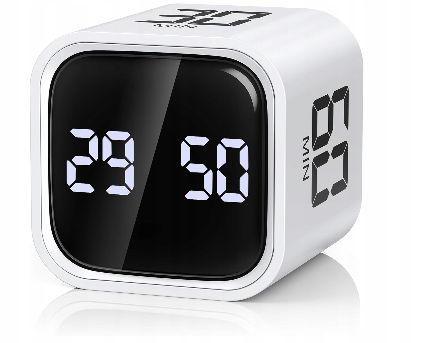 Pomodoro Timer Obrotowy Zegar Cube Timer, 5/10/30/60 Minut I Odliczanie
